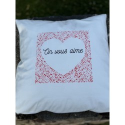 Coussin blanc