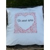 Coussin blanc