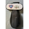 Sacoche pour 3 boules de pétanque et un cochonnet